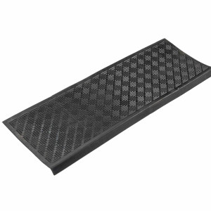Резиновые накладки на ступени Darvin Modern 25х75 см Чёрные