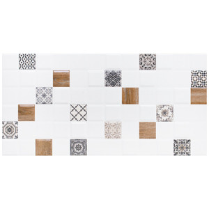 Декофон LB-CERAMICS Астрид Декор 1 белый 1041-0238 20х40