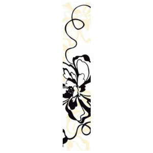 Бордюр Нефрит-Керамика Монро черный  05-01-1-76-00-04-050-0