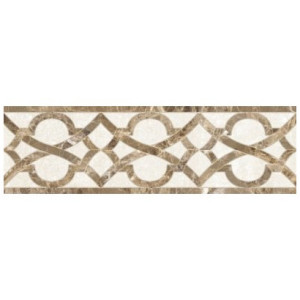 Бордюр Шахты Глория бежевый 02 7.5х25 (20шт) 010212001897