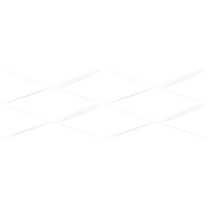 Декофон Cersanit Vegas настенная рельеф белый (VGU052) 25x75