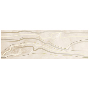 Декор Cersanit Ivory Вставка бежевая линии 15921 25х75
