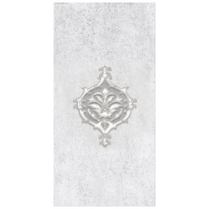 Декор Нефрит-Керамика Преза серый  04-01-1-08-04-06-1015-0