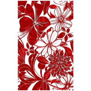 Декор Нефрит-Керамика Жаклин красный  04-01-1-09-00-45-084-0