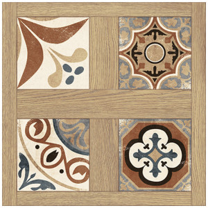 Керамогранит Cersanit Florence пэчворк, узоры, многоцветный (FL4R452D-69) 42х42