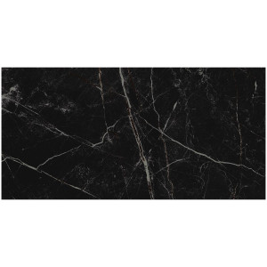 Керамическая плитка Laparet Total настенная чёрный 34051 25х50