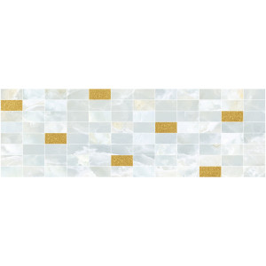 Мозаика Laparet Eden Декор мозаичный светло-голубой золото MM60156 20х60