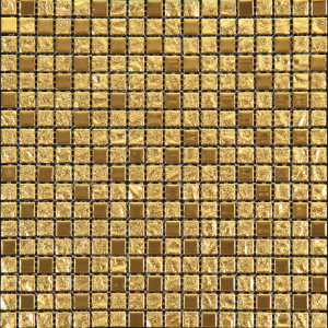 Мозаика MiR mosaic Natural Crystal Стекло золото BSU-21-15