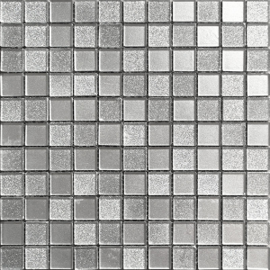 Мозаика MiR mosaic Natural Color palette Стекло серебро CPM-12