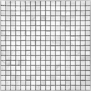 Мозаика MiR mosaic Natural i-Tilе Мрамор белый 4M001-15T