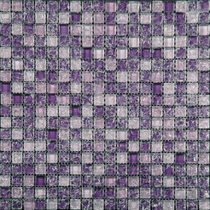 Мозаика MiR mosaic Natural Ice Стекло фиолетовый ICE-03