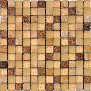 Мозаика MiR mosaic Natural Inka Стекло, Мрамор, Агломерат BDA-2321