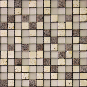 Мозаика MiR mosaic Natural Inka Стекло, Мрамор, Агломерат BDA-2323