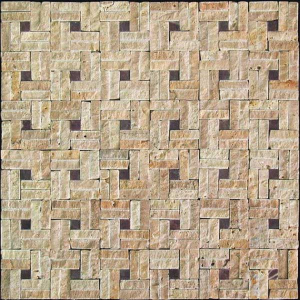 Мозаика MiR mosaic Natural London Мрамор бежевый, коричневый M090-ZRH