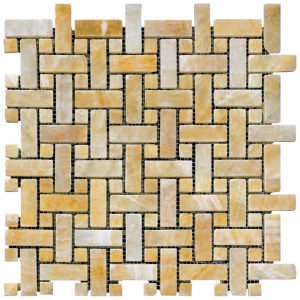 Мозаика MiR mosaic Natural London Оникс желтый 7M073-CP