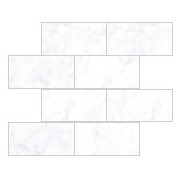 Мозаика Vitra Marmori Кирпичная кладка Каррара Белый (7*14) 35,5х29 K9466488LPR1VTE0