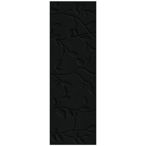 Керамическая плитка Meissen Winter Vine рельеф черный 29x89 O-WIN-WTA232