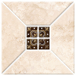 Декор Керамин Риальто 3 тип 2 золото 20х20