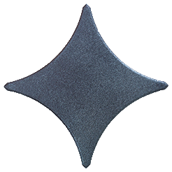 Декор Gracia Ceramica Stella Металлический 02 11х11