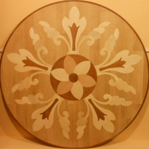 Художественный паркет Papa Carlo Ромашка 15х1000х1000 мм