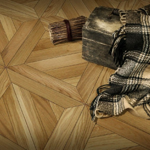 Инженерный модульный паркет Kochanelli Квадро Дуб Пулито 441х441х15 мм