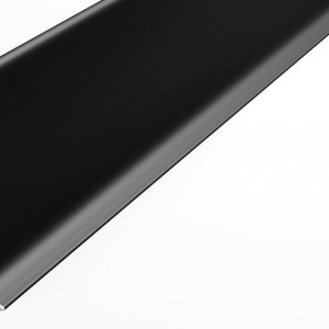 Алюминиевый плинтус на клею Лука Пл 80-515 Чёрный 11х80 мм (пог. м)