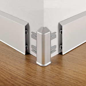 Алюминиевый плинтус Progress Profiles PKISPAA 10х70х2000 мм (пог. м)