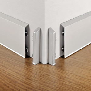 Алюминиевый плинтус Progress Profiles PKISPAA 10х70х3000 мм (пог. м)