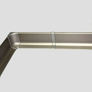 Алюминиевый плинтус самоклеющийся Effector Q63.07 Инокс16.8х40х2700 мм (пог. м)