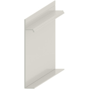 Плинтус AluminiumPro AL13-235 скрытый не анод. 13х80/100х2700 мм (пог. м)