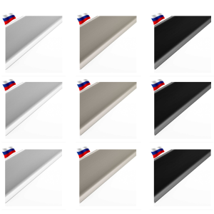 Плинтус алюминиевый Лука