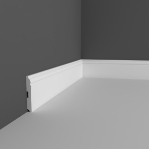 Плинтус Deartio P4.120.16 Белый под покраску 16х120х2070 мм (пог. м)