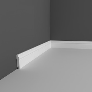 Плинтус Deartio P4.80.16 Белый под покраску 16х80х2070 мм (пог. м)