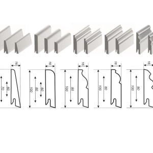 Плинтус МДФ Deartio Universal Белый