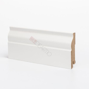 Плинтус Deartio Universal U103-80 Белый 16х80х2050 мм (пог. м)