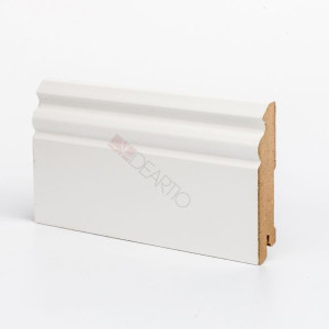 Плинтус Deartio Universal U105-100 Белый 16х100х2050 мм (пог. м)