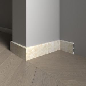 Плинтус Decor Dizayn 706-10 13х80х2400 мм (пог. м)