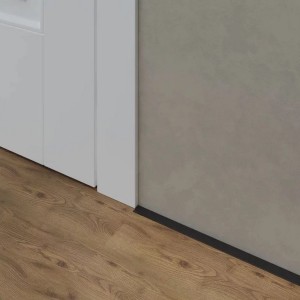 Плинтус Laconistiq Micro 11 Mini щелевой Чёрный анодированный 5х11х2000 мм 