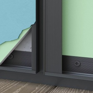 Плинтус Laconistiq Regular теневой Чёрный анодированный 15х45х3000 мм зазор 15/20 (пог. м)