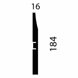 Плинтус МДФ CoSca Artiva AP25 16х184х2400 мм (пог. м)