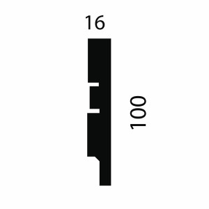 Плинтус МДФ CoSca Artiva AP75 16х100х2400 мм (пог. м)