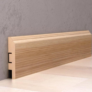 Плинтус МДФ CoSca Artiva EP07 Дуб Белёный 16х80х2400 мм (пог. м)