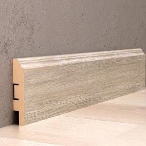 Плинтус МДФ CoSca Artiva EP07 Дуб Светлый 16х80х2400 мм (пог. м)
