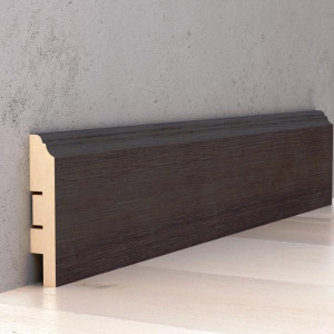 Плинтус МДФ CoSca Artiva EP07 Дуб Тёмный 16х80х2400 мм (пог. м)