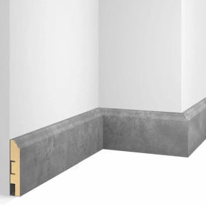 Плинтус МДФ CoSca Artiva VP07 Бетон 16х80х2400 мм (пог. м)