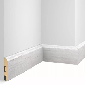 Плинтус МДФ CoSca Artiva WP07 Дуб Эффект Светло-серый 16х80х2400 мм (пог. м)