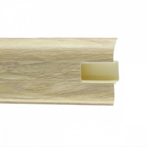 Плинтус пластиковый Royce 810 Дуб Гроссо 22х58 мм (пог. м)