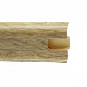 Плинтус пластиковый Royce 811 Дуб Орно 22х58 мм (пог. м)