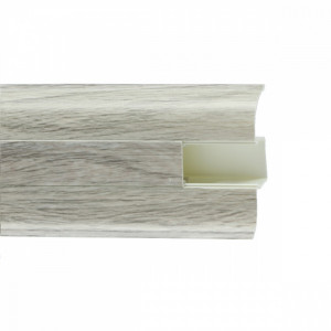 Плинтус пластиковый Royce 822 Дуб Альба 22х58 мм (пог. м)