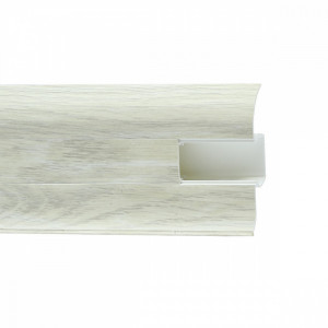 Плинтус пластиковый Royce 831 Дуб Аргенто 22х58 мм (пог. м)